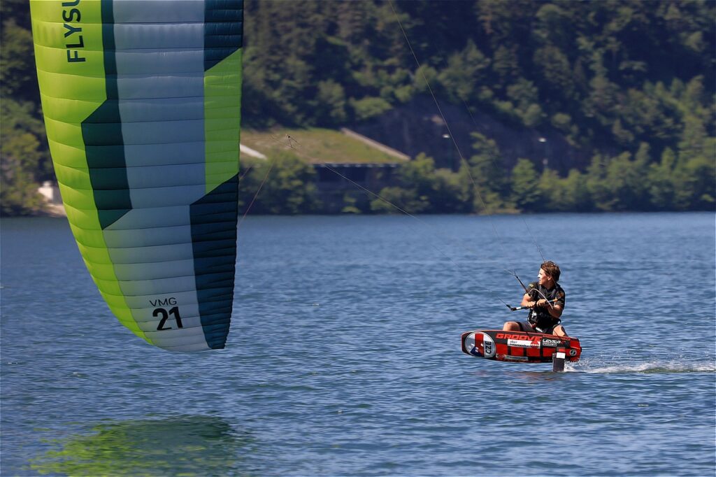 video kitesurf
