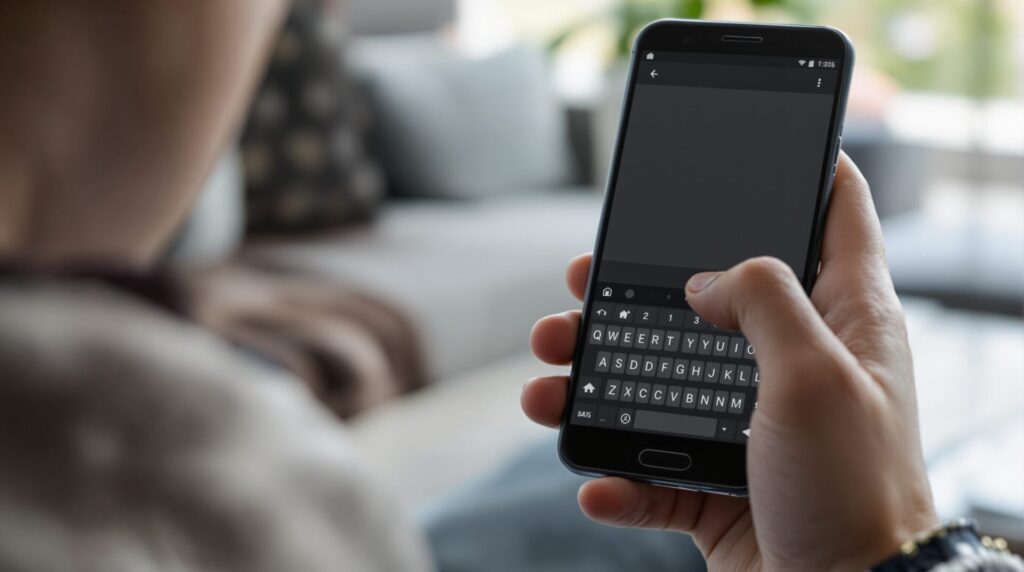 agrandir les lettres du clavier android