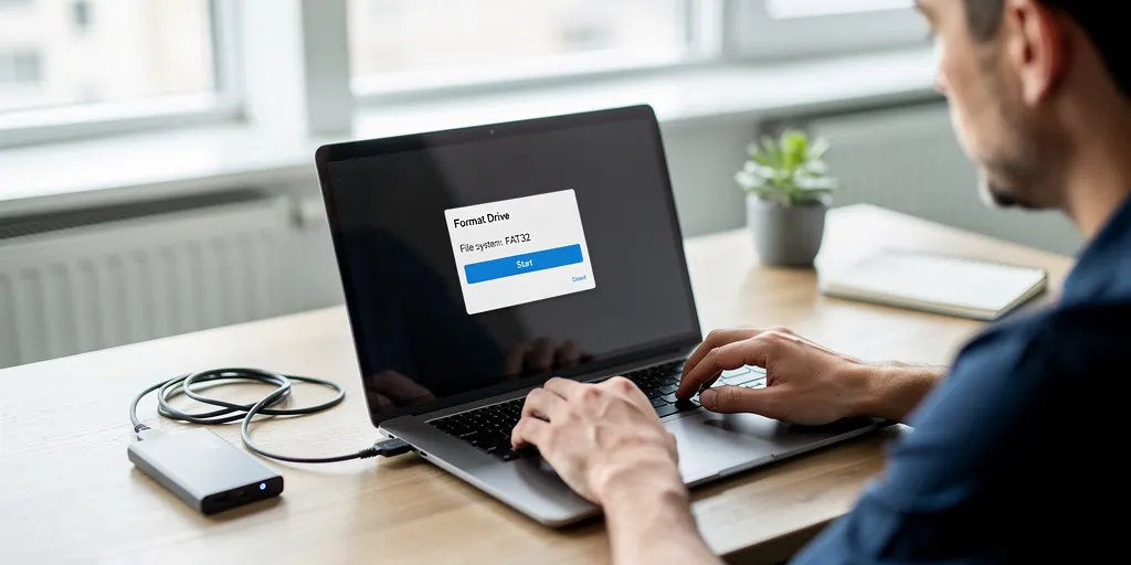formater disque dur fat32