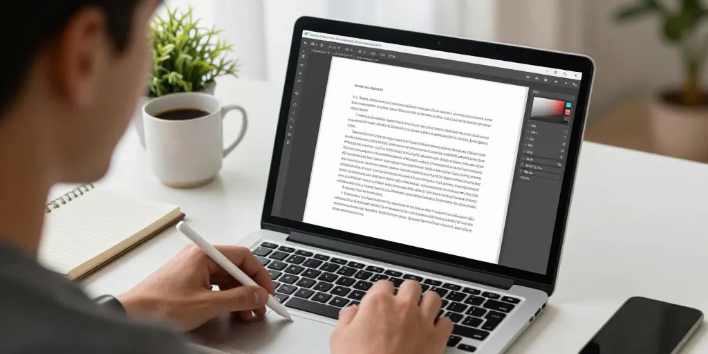 comment ecrire sur un document pdf