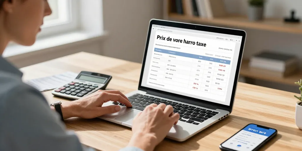 prix de vente hors taxe