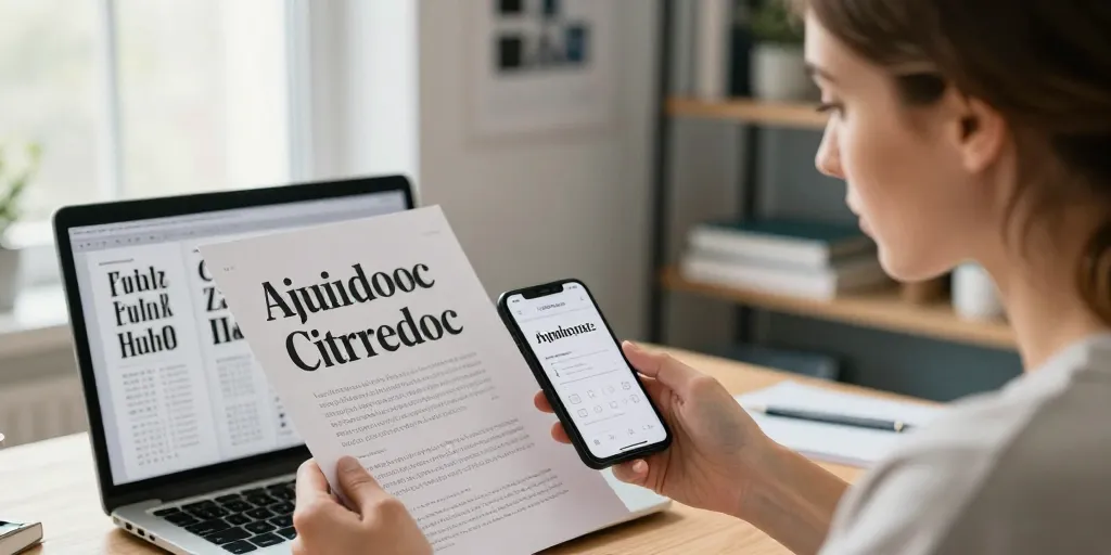 comment retrouver une police d écriture