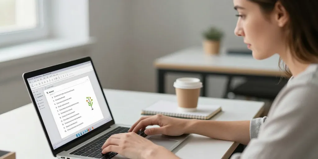 word raccourcis clavier