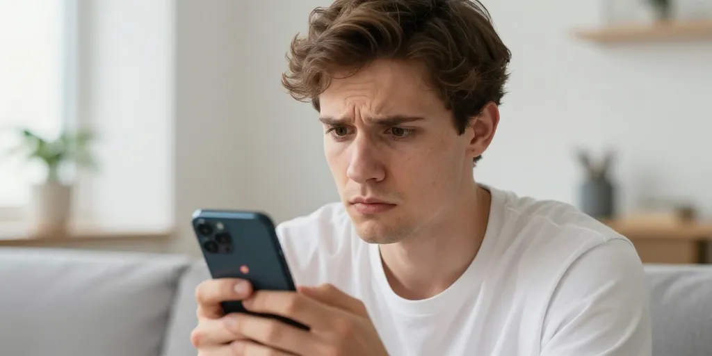 son qui se baisse tout seul iphone