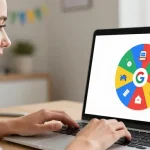 faite tourner la roue pour l'annniversaire de google