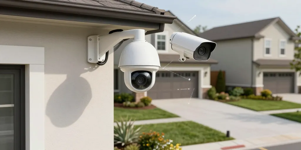Idées d’installation de caméras de surveillance extérieures pour différents types de propriétés